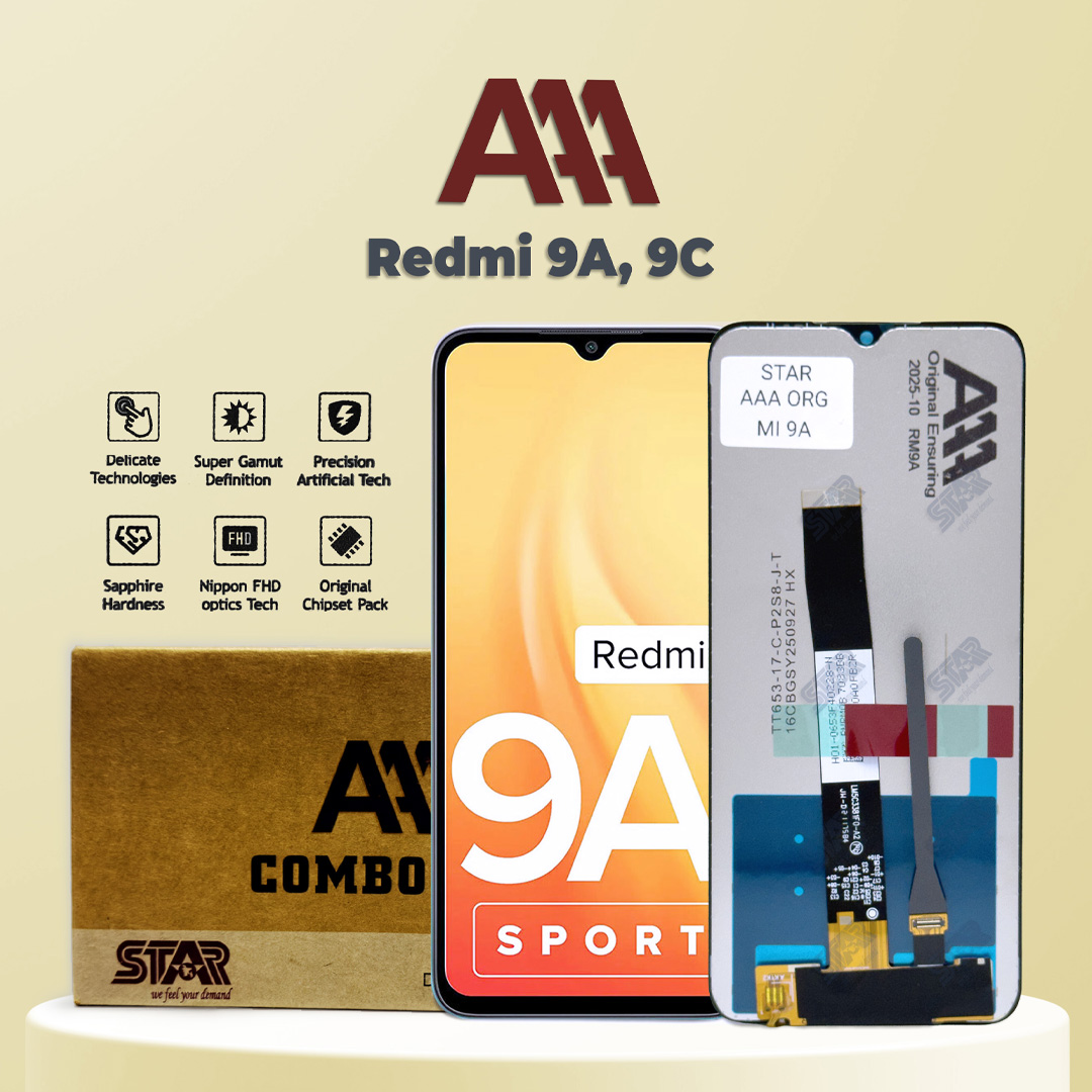 Redmi 9A, 9C AAA  display price in Bangladesh