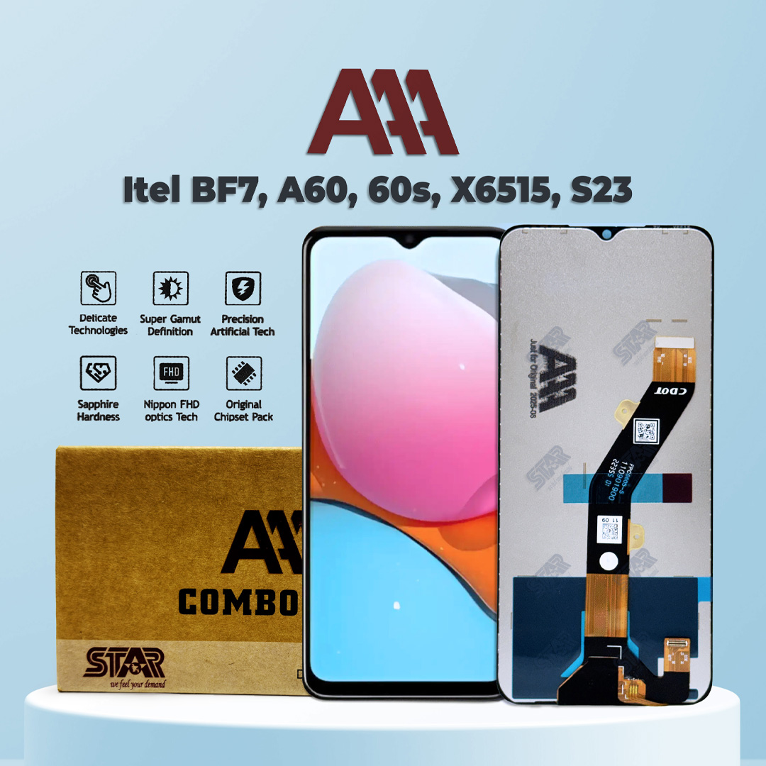  Itel BF7, A60, 60s, X6515, S23 AAA display price in Bangladesh