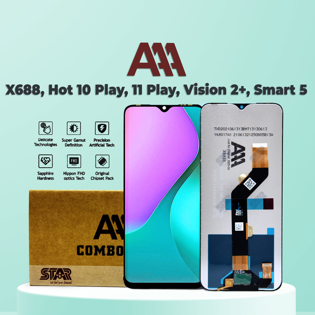 X688, Hot 10 Play, 11 Play, Vision 2+, Smart 5 AAA     display price in Bangladesh