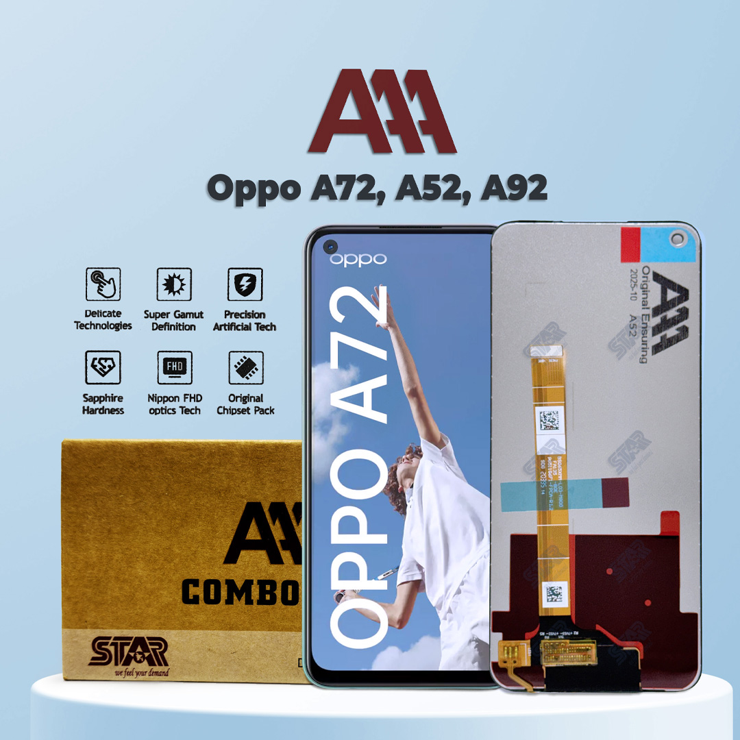Oppo A72, A52, A92 AAA display price in Bangladesh