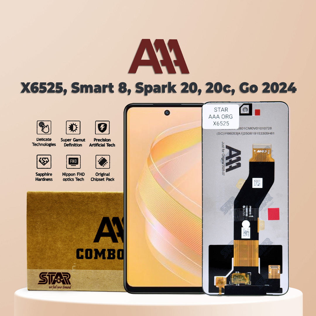 X6525, Smart 8, Spark 20, 20c, Go 2024 AAA  display price in Bangladesh