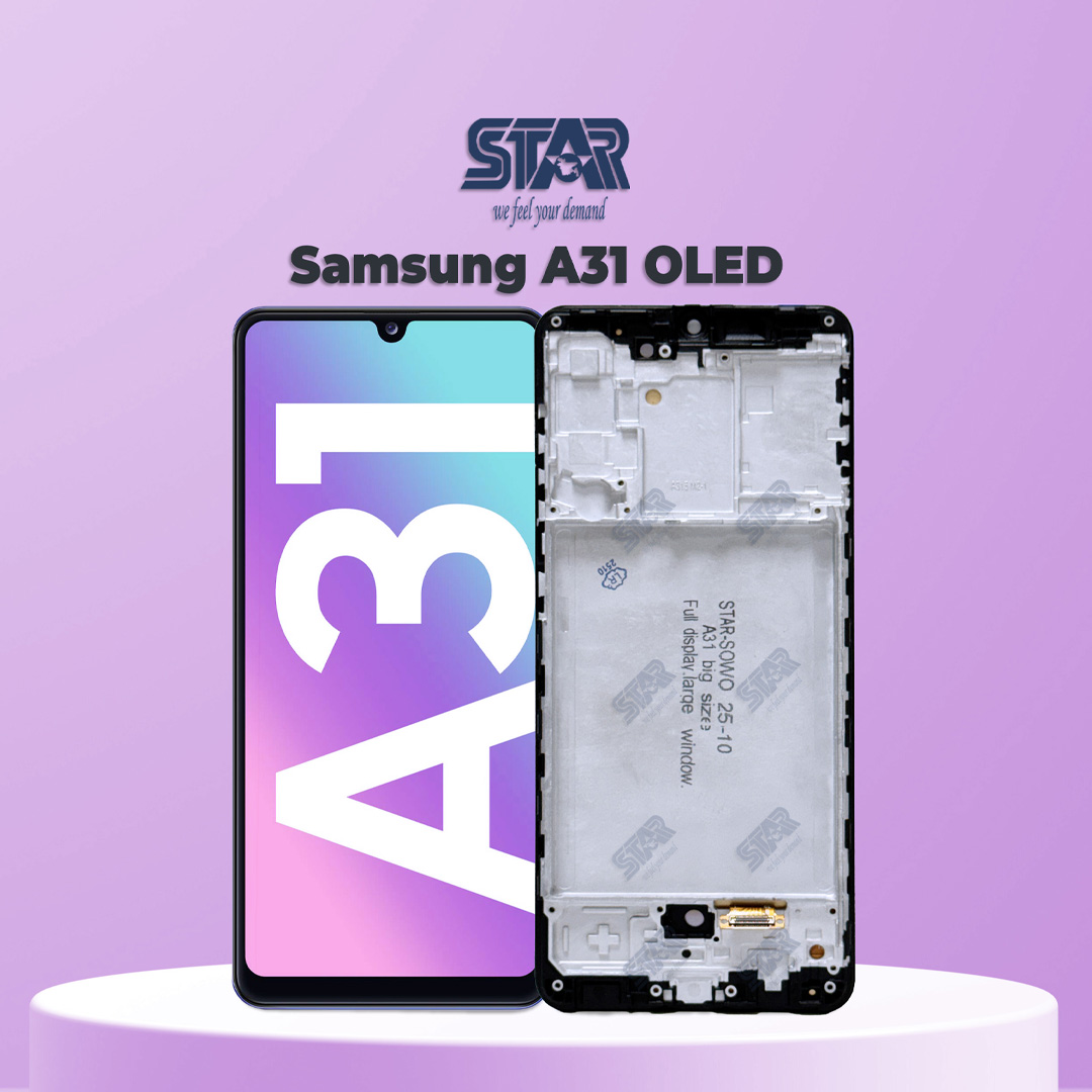 Samsung A31 OLED With Frame  display price in Bangladesh