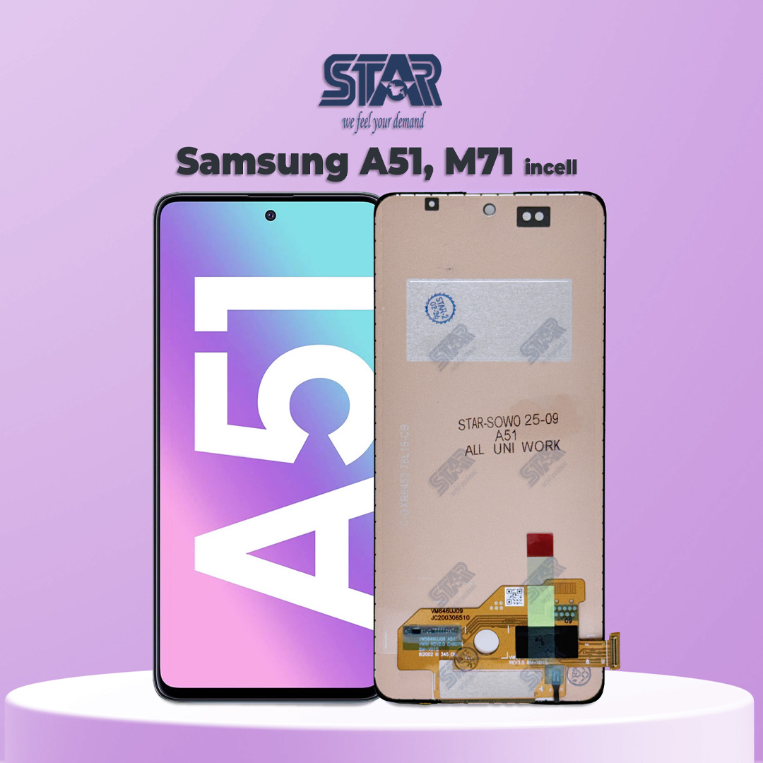 Samsung A51, M71 incell display price in Bangladesh