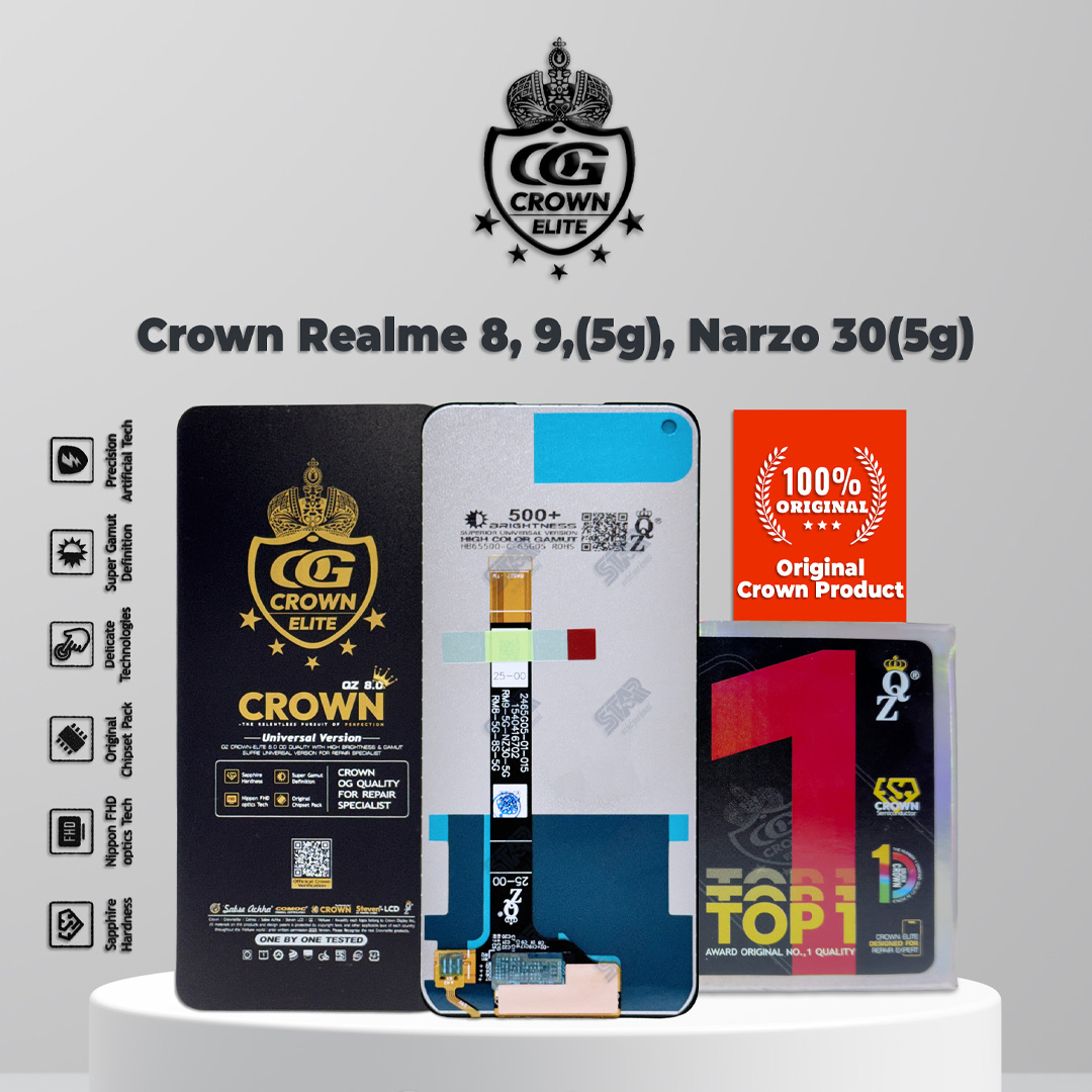 Crown Realme 8,9,(5g), Narzo 30(5g)  display price in Bangladesh