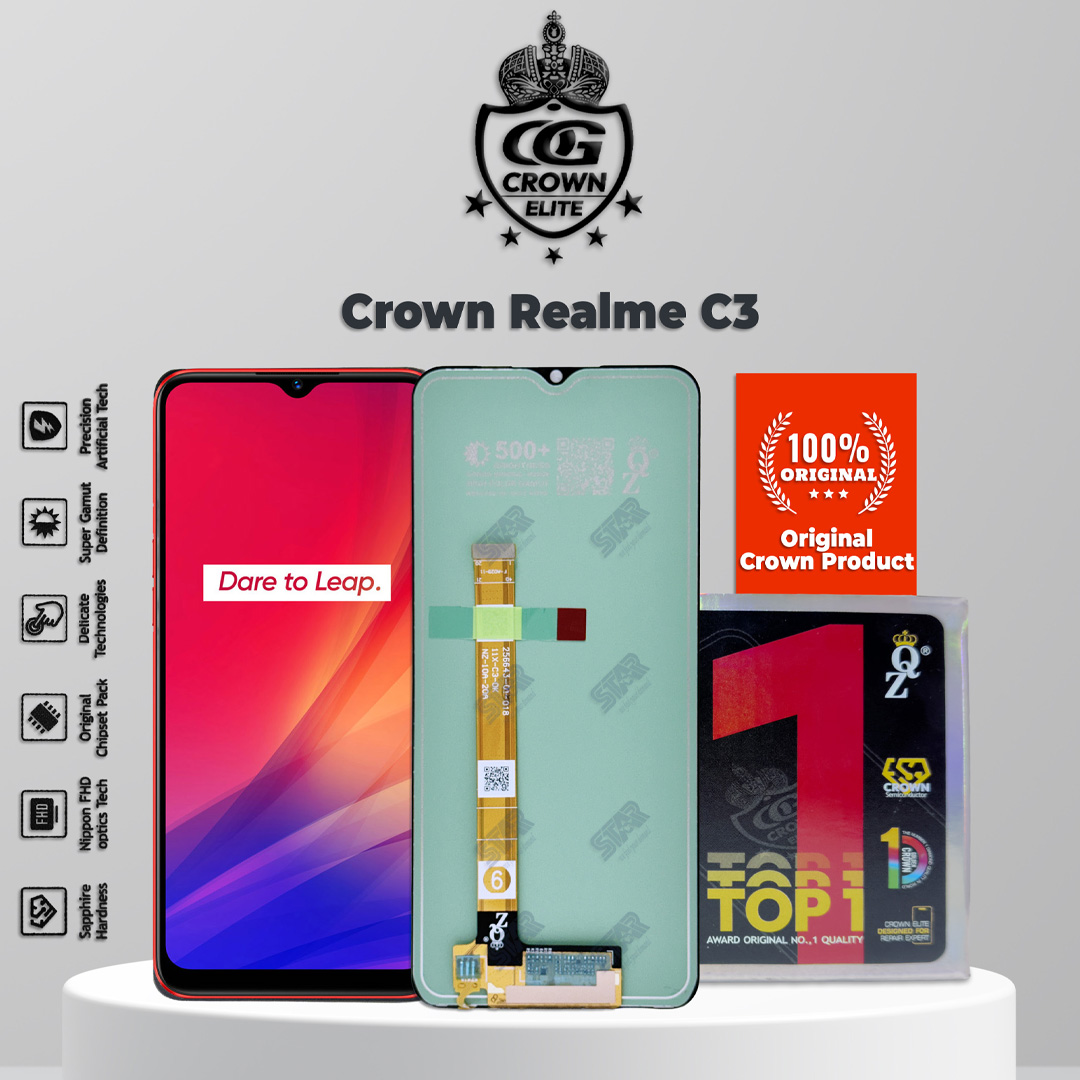 Crown Realme C3 display price in Bangladesh