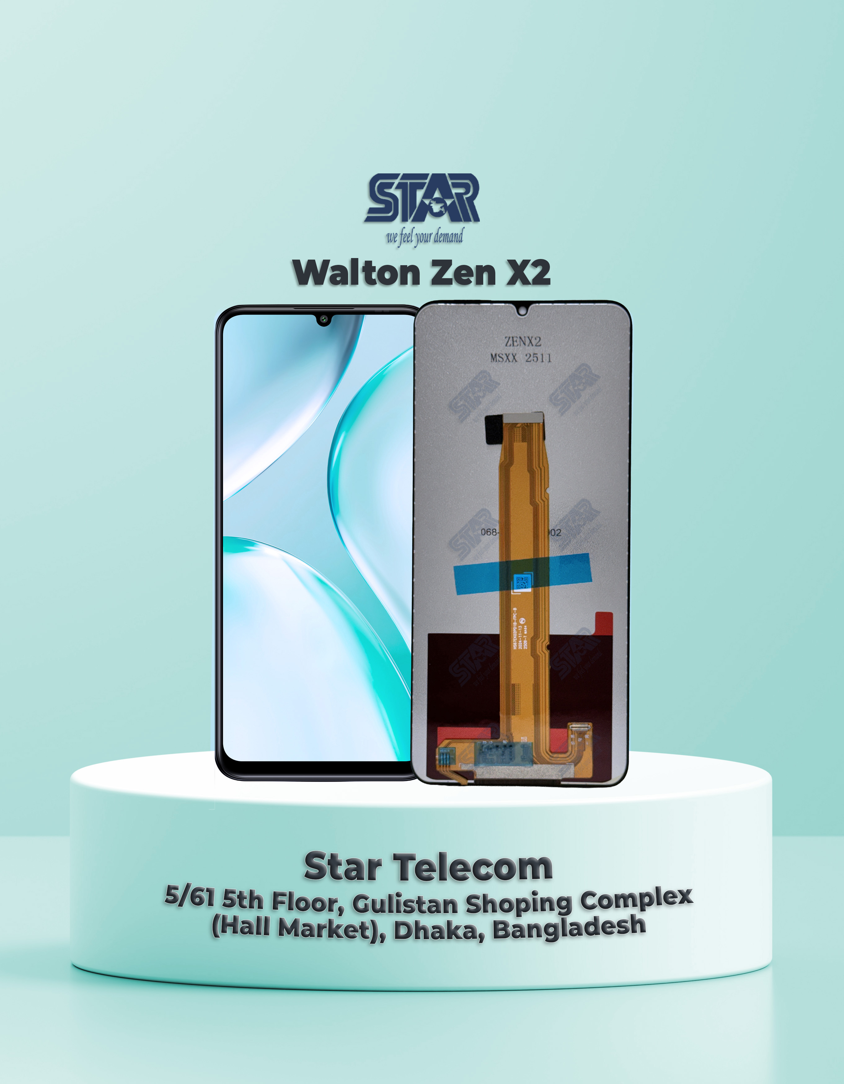 Walton Zen X2  display price in Bangladesh