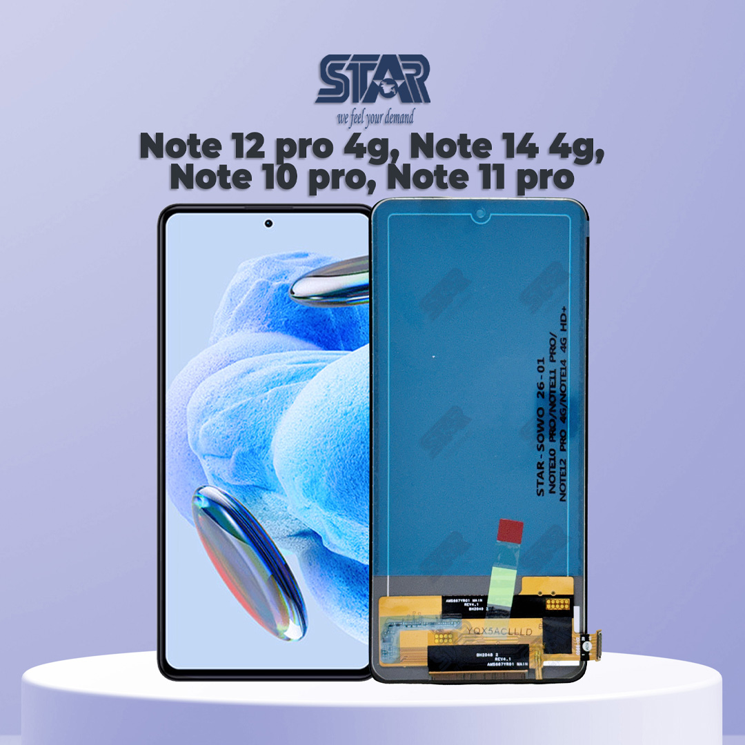 Note 12 pro 4g, Note 14 4g, Note 10 pro, Note 11 pro   display price in Bangladesh