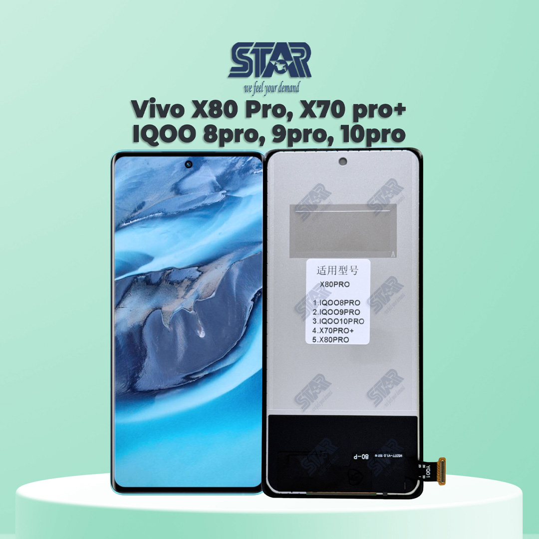 Vivo X80 Pro, X70 pro+ IQOO 8pro, 9pro, 10pro  display price in Bangladesh