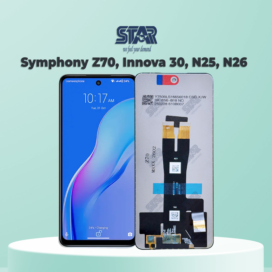 Symphony Z70, Innova 30, N25, N26 display price in Bangladesh